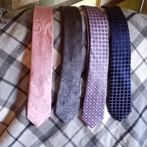LNC Set Of 4 Michael Kors Silk Ties